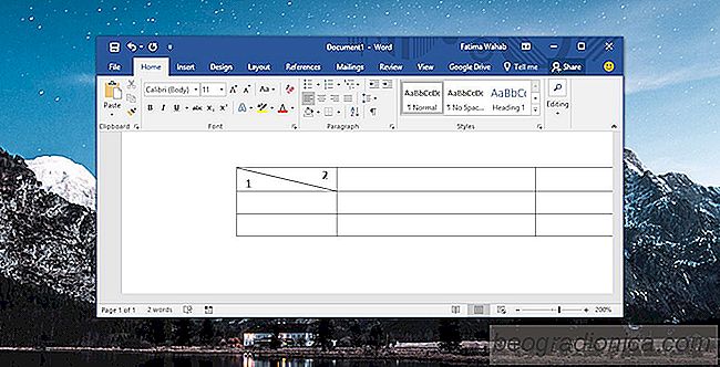 Cómo dividir diagonalmente una celda en MS Word