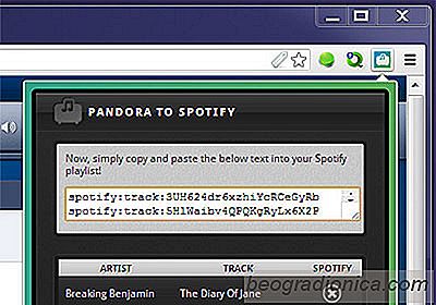 Importez facilement des morceaux de Pandora vers votre liste de lecture Spotify [Chrome]