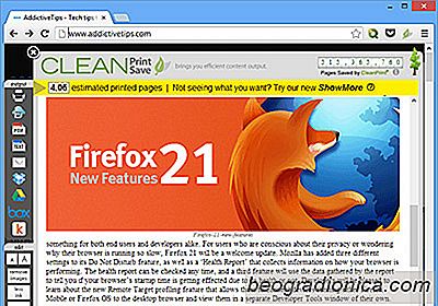 Nettoyer les pages Web pour l'impression; Exporter vers PDF, Cloud & More avec CleanPrint pour Chrome