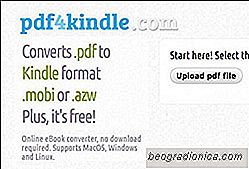 Convertir des fichiers PDF en eBooks Kindle MOBI avec PDF4Kindle