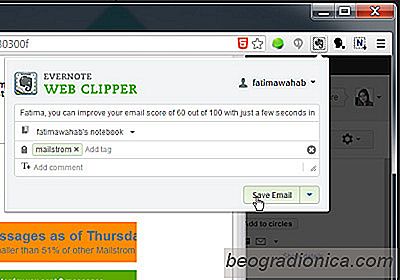 Jak uložit e-maily Gmailu do Evernote s rozšířením Web Clipper