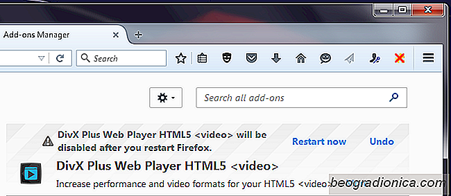 Automatické zakázání doplňků nedůvěryhodnosti ve službě Firefox
