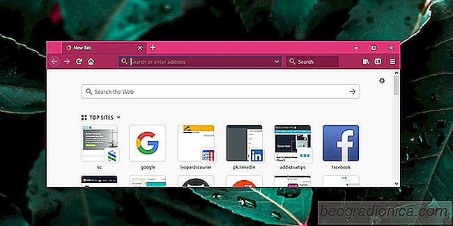 Cómo obtener Windows 10 Color de acento en la barra de URL en Firefox