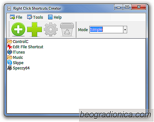 Ajouter des raccourcis vers des applications, des fichiers et des dossiers dans le menu contextuel de Windows Cliquez-droit