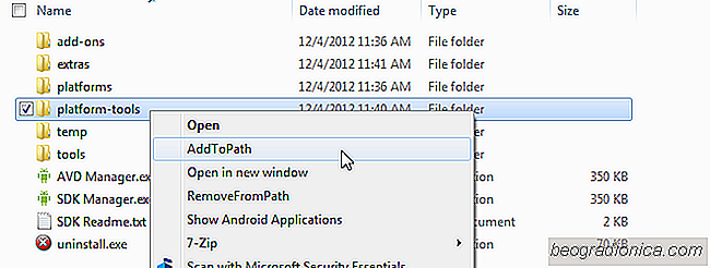 Ajouter ou supprimer un dossier à la variable PATH à l'aide du menu contextuel Windows