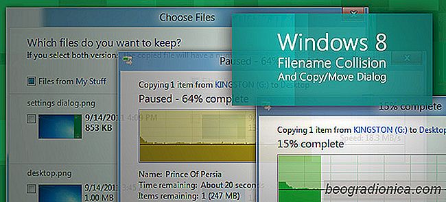 Tout sur Windows 8 Collisions FileName et boîte de dialogue Copier / Déplacer