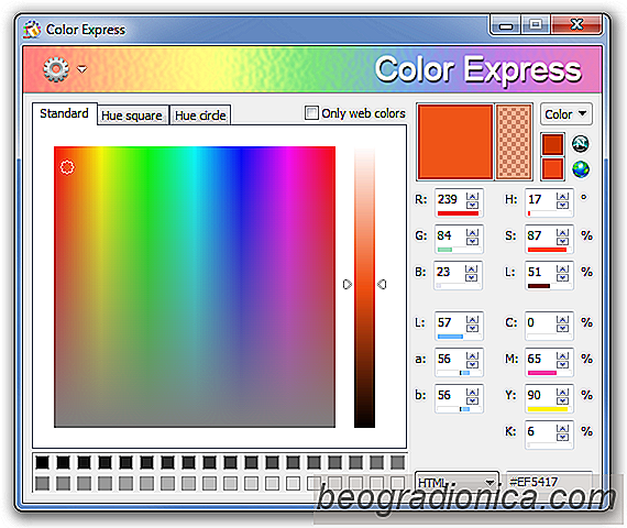 Color Express: un outil complet pour choisir, extraire et mélanger les couleurs