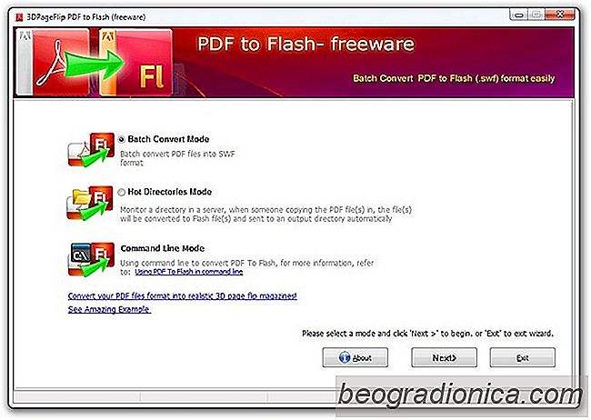 Konvertovat dokumenty PDF do souboru SWF Hromadné pomocí programu 3DPageFlip PDF do formátu Flash