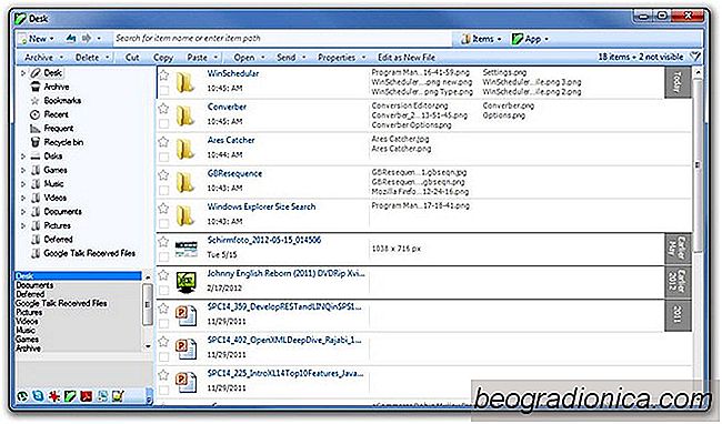 Desk & Archive: Správce souborů Windows s inteligentním třídicím a pokročilým filtrem