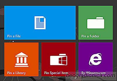 Peka något program, mapp eller objekt till Windows 8 Startskärm