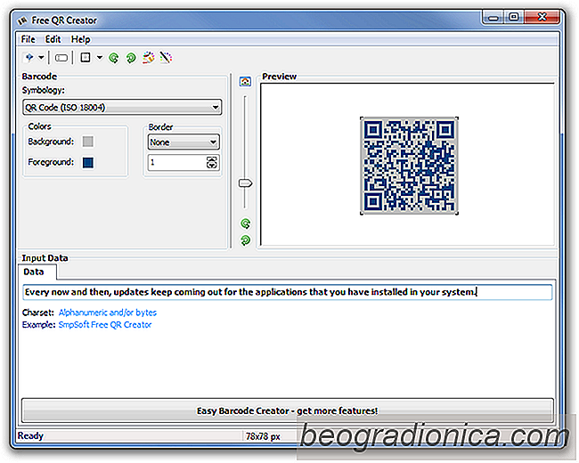 Générer rapidement QR et Micro QR codes avec Free QR Creator