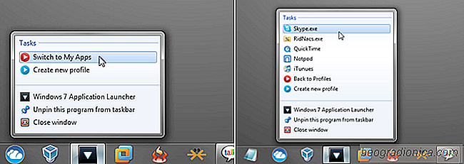 Windows 7 App Launcher: Exécuter des programmes en une fois depuis la barre des tâches