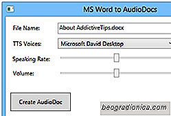 Convertir des documents MS Word en fichiers audio avec AudioDocs