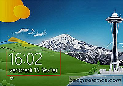 Personnaliser la date et l'heure affichées sur l'écran de verrouillage Windows 8 & RT