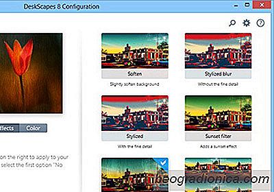 DesktopScapes 8 přináší efekty pro tapety, animované a video pozadí do Windows 8