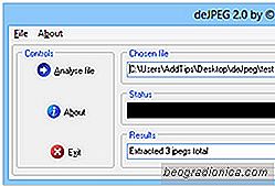 Wyodrębnij pliki obrazów z aplikacji i dokumentów Korzystając z deJPEG Dla Windows