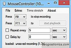 Grabar y repetir cualquier secuencia de acciones del mouse en Windows con MouseController