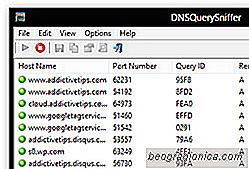 Ver todas las consultas DNS enviadas desde su PC con Nirsoft DNSQuerySniffer