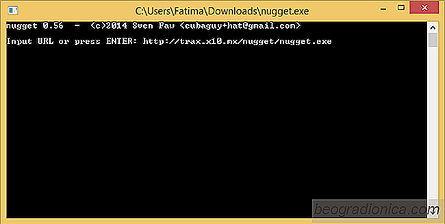 Nugget je nástroj pro stahování příkazového řádku s úplným skenováním virů [Windows]