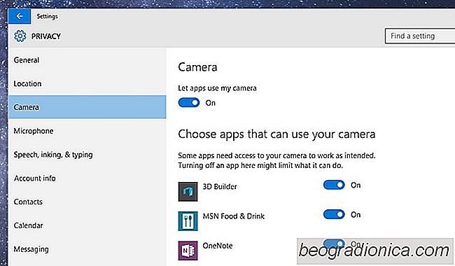 Exibir quais aplicativos têm acesso à sua webcam no Windows 10