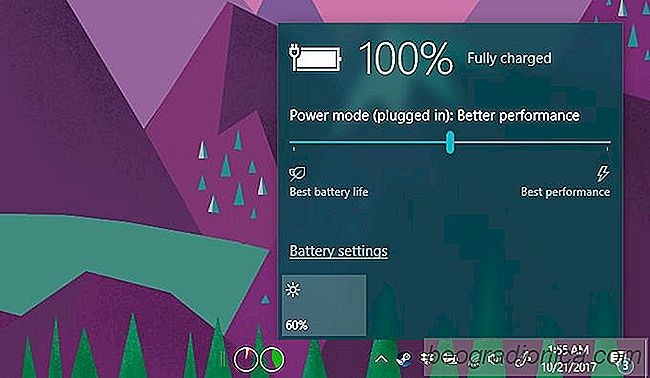 Vaststellen van ontbrekende batterijslider in Windows 10 Najaarsscheppers bijwerken