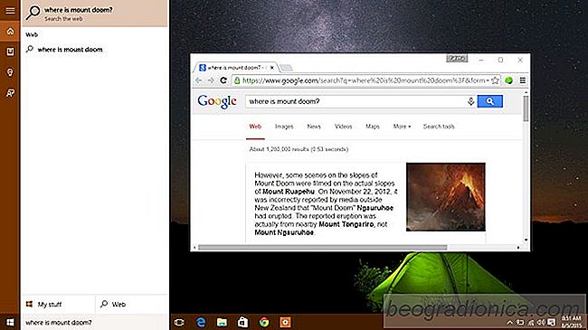 Sådan laver du Cortana Brug Google Search i Chrome og Firefox