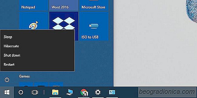 Cómo agregar hibernación al menú de energía en Windows 10