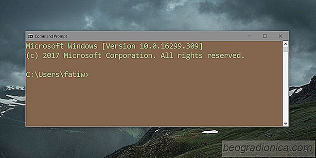 Téma Příkazový řádek v systému Windows 10