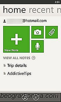 Evernote dla Windows Phone otrzymuje listy kontrolne, tablice informacyjne i ulepszony interfejs użytkownika